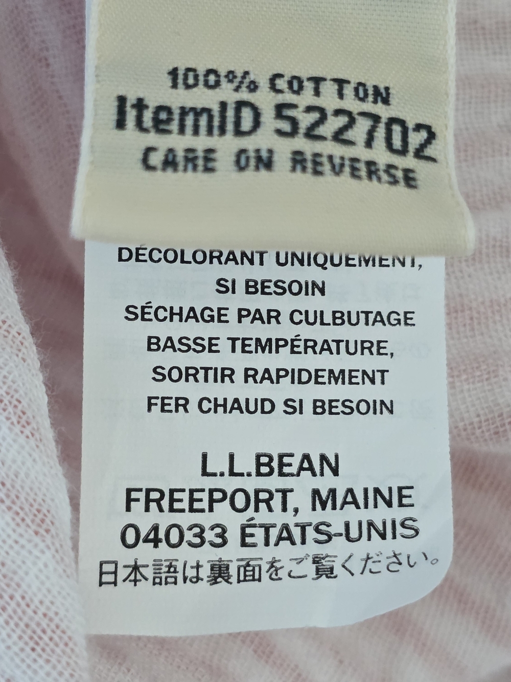 LL Bean Striped Sleeveless Pink & White Cotton Shirt Dress Womens Size XSmall - Picture 9 of 12